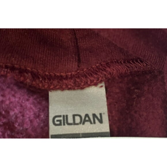 Outer Banks Hoodie Sweatshirt Adult Medium Gildan North Carolina NC OBX Maroon - Picture 5 of 9